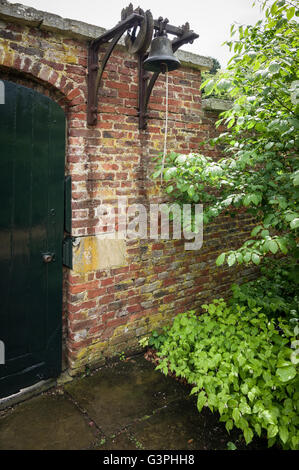 Old country house with a walled garden,in the North of England Stock Photo
