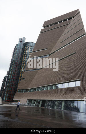 London, UK. 14 June 2016. Press preview of the new building, the Switch House, at Tate Modern which will open to the public this weekend. Stock Photo