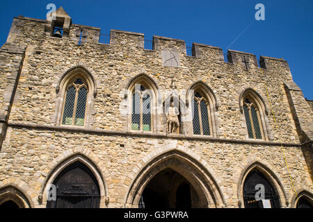 The historic medieval Bargate in Southampton, UK. Stock Photo