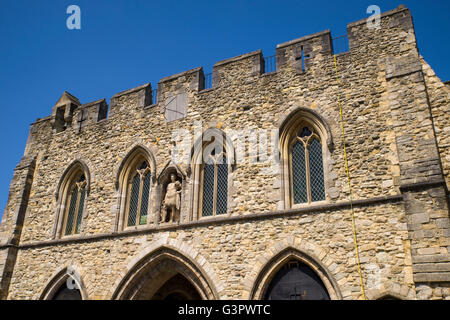 A view of the historic Bargate in Southampton, UK. Stock Photo