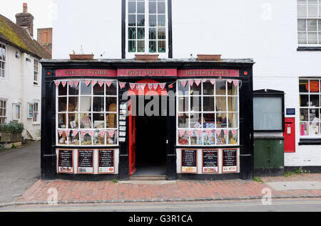 Village store and post office in Alfriston East Sussex UK Stock Photo