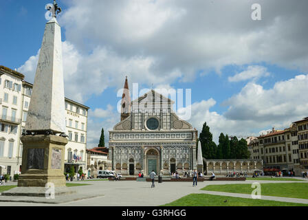Santa Maria Novella is a church in Florence, Italy Stock Photo