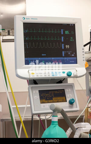 monitoring equipment for Caesarian section in operating room, Trios ...