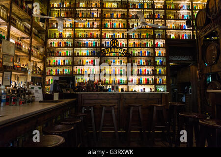 The famous and historic Brettos bar and distillery in Plaka, Athens, Greece, the second oldest in Europe, oldest in Athens. Stock Photo