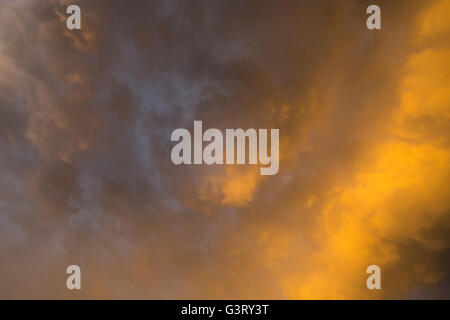dramatic cloud clouds formation formations sky uk Stock Photo