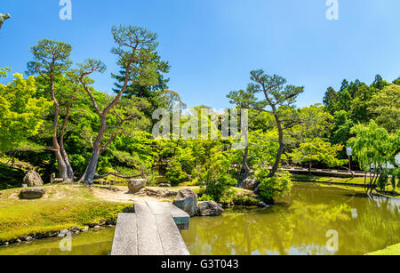 Grounds of Nara Park in Kansai Region - Japan Stock Photo