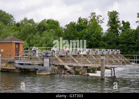 Bell Weir in Runnymede in Surrey UK Stock Photo