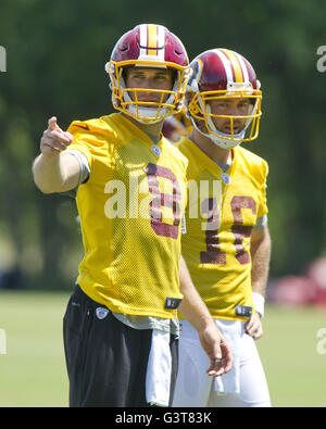 Washington Redskins quarterback Sonny Jurgensen (9) discusses strategy with  quarterback Bill Kilmer, Stock Photo, Picture And Rights Managed Image.  Pic. PAH-399538120