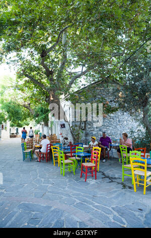 Greek village Stock Photo