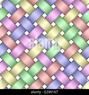 Colored ribbons. Stock Vector