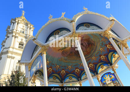 Pochaev's Lavra. Famous Christian Cathedral in Ukraine Stock Photo