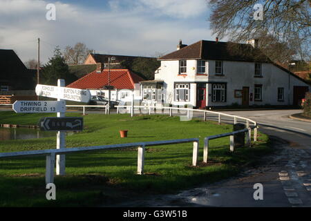 Wold Newton Village Stock Photo