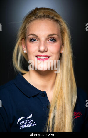 British Swimming's Eleanor Faulkner during a media day at The Holiday ...