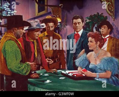 The Redhead From Wyoming, aka: Feuerkopf von Wyoming, USA 1952, Regie: Lee Sholem, Darsteller: David Alpert, William Bishop, Maureen O'Hara, Robert Strauss Stock Photo