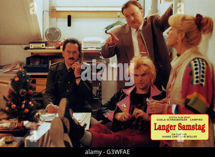 Langer Samstag, Deutschland 1992, Regie: Hanns Christian Müller, Darsteller: Gottfried Drexler, Dieter Pfaff, Campino, Gisela Schneeberger Stock Photo