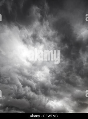 Picture of stormy clouds, natural background. Stock Photo