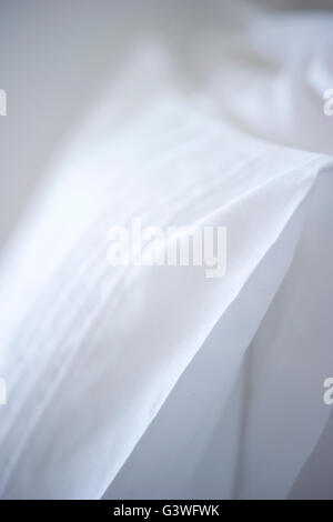 White Crisp Pillow Case Stock Photo