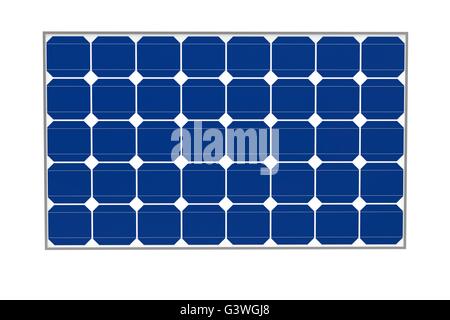 solar cells isolated on a white background. Stock Photo