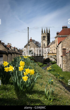 Helmsley is a market town and civil parish in the Ryedale district of North Yorkshire, England. Historically part of the North R Stock Photo