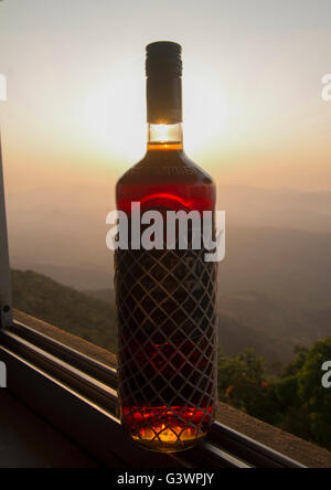Bacardi Black rum bottle Stock Photo - Alamy