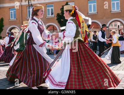 Traditional folk dancing Vilnius Lithuania Stock Photo - Alamy