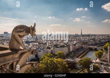 Paris panoramic view Stock Photo