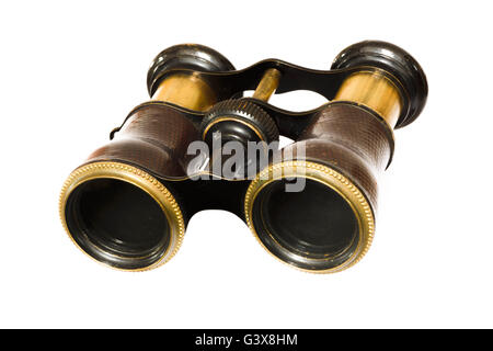 Vintage army binocular Stock Photo