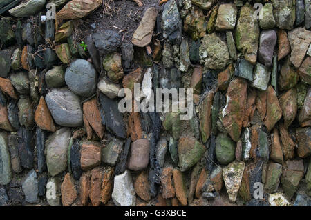 Stone Wall Mixture Stock Photo