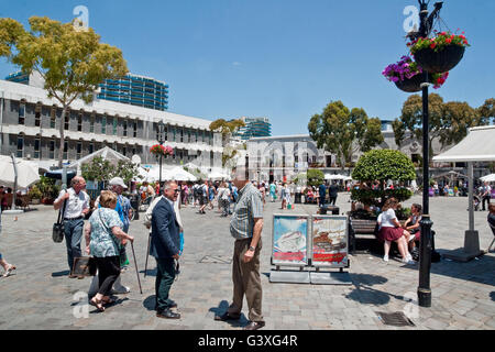 Casemate Square, Gibraltar Stock Photo