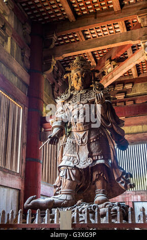 Komokuten, a guardian at Todaiji Temple in Nara Stock Photo