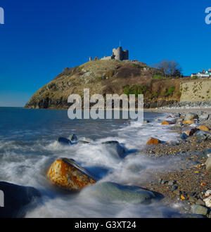 Criccieth Castle, North Wales, Stock Photo