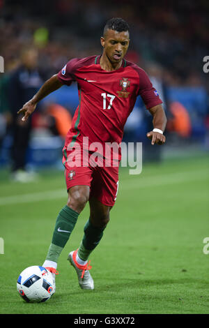 Nani Luis Carlos Almeida da Cunha (Portugal) ; June 14, 2016 - Football : Uefa Euro France 2016, Group F, Portugal 1-1 Iceland at Stade Geoffroy Guichard, Saint-Etienne, France. © aicfoto/AFLO/Alamy Live News Stock Photo