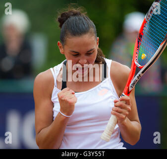 Braunschweig, Germany. 16 June, 2016. Cristiana Ferrando in action at the 2016 Braunschweig Womens Open ITF Pro Circuit $25,000 tennis tournament. Credit:  Jimmie48 Photography/Alamy Live News Stock Photo