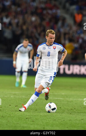 Ondrej Duda (Slovakia) ; June 15, 2016 - Football : Uefa Euro France 2016, Group B, Russia 1-2 Slovakia at Stade Pierre Mauroy, Lille Metropole, France.; ; © aicfoto/AFLO/Alamy Live News Stock Photo