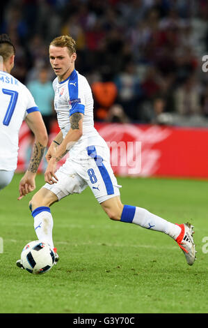 Ondrej Duda (Slovakia) ; June 15, 2016 - Football : Uefa Euro France 2016, Group B, Russia 1-2 Slovakia at Stade Pierre Mauroy, Lille Metropole, France.; ; © aicfoto/AFLO/Alamy Live News Stock Photo