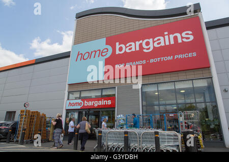 Home Bargains store Stock Photo