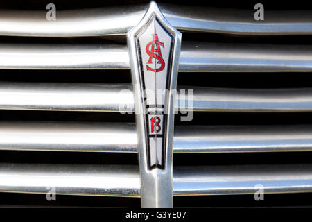 Classic and Vintage cars - Marques and logos and details Stock Photo
