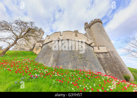 Historical landmark around Arundel Castle, United Kingdom Stock Photo