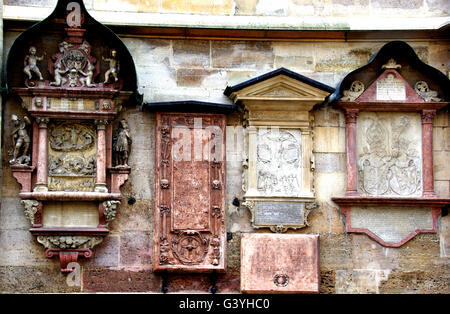 Base relief on wall of St Stephan Cathedral Stock Photo