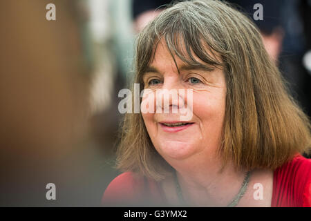 Julia Donaldson, English writer, playwright and performer, and the 2011–2013 Children's Laureate. Author of 'The Gruffalo' childrens book. The Hay Festival, Saturday 28 May 2016 Stock Photo