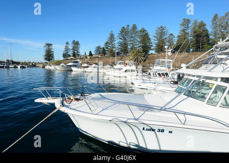 Deep Sea Fishing Boats, Kiama Harbour, Illawarra Coast, New South Wales, NSW, Australia Stock Photo