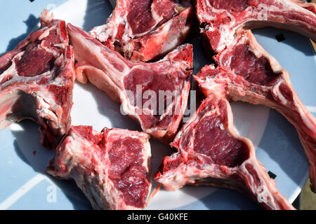 Lamb Chops Stock Photo