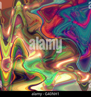 Abstract coloring background of the horizon gradient with visual wave  effects,good for your ideas design Stock Photo