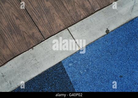 lines, textures, colors and materials, meeting in a picture Stock Photo