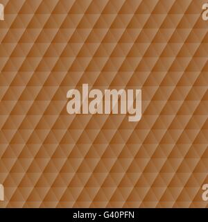 Abstract orange geometric hexagons pattern background, stock vector Stock Vector
