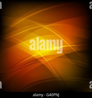 Abstract background with orange line wave, stock vector Stock Vector