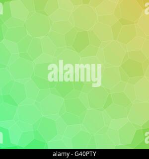 Abstract green-yellow background with hexagons, stock vector Stock Vector