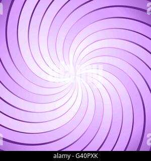 Abstract purple ray twirl background, stock vector Stock Vector