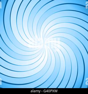 Blue abstract psychedelic ray burst background - vector graphic design ...