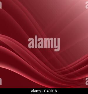 Red and black waves modern futuristic abstract background, stock vector Stock Vector